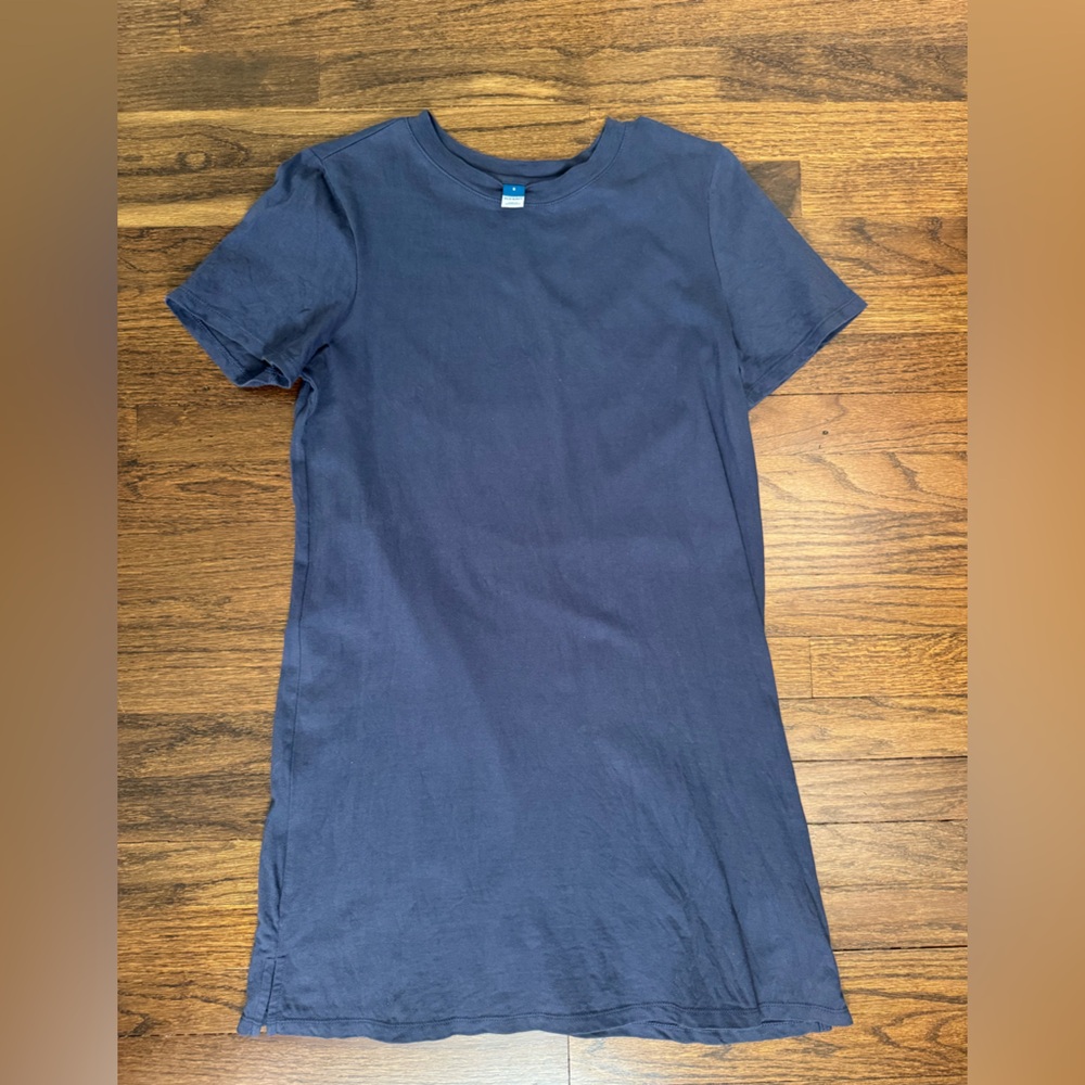 Old Navy Navy Blue Short Sleeve T-Shirt Dress